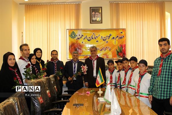 حضور رئیس آموزش و پرورش پیربکران در سازمان دانش آموزی اصفهان