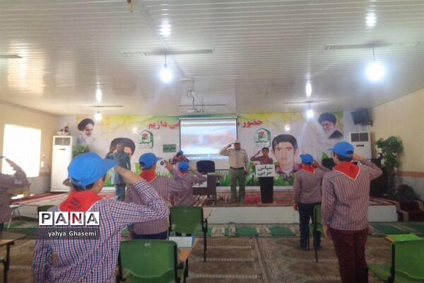 مراسم بزرگداشت سالروز تاسیس سازمان دانش آموزی در دبستان شهید قلی زاده  شبانکاره-1