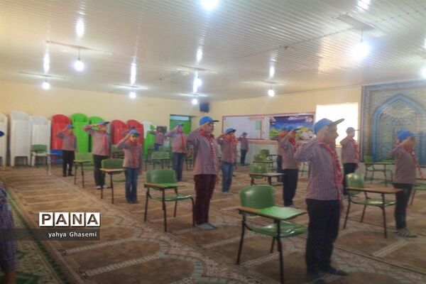 مراسم بزرگداشت سالروز تاسیس سازمان دانش آموزی در دبستان شهید قلی زاده  شبانکاره-1