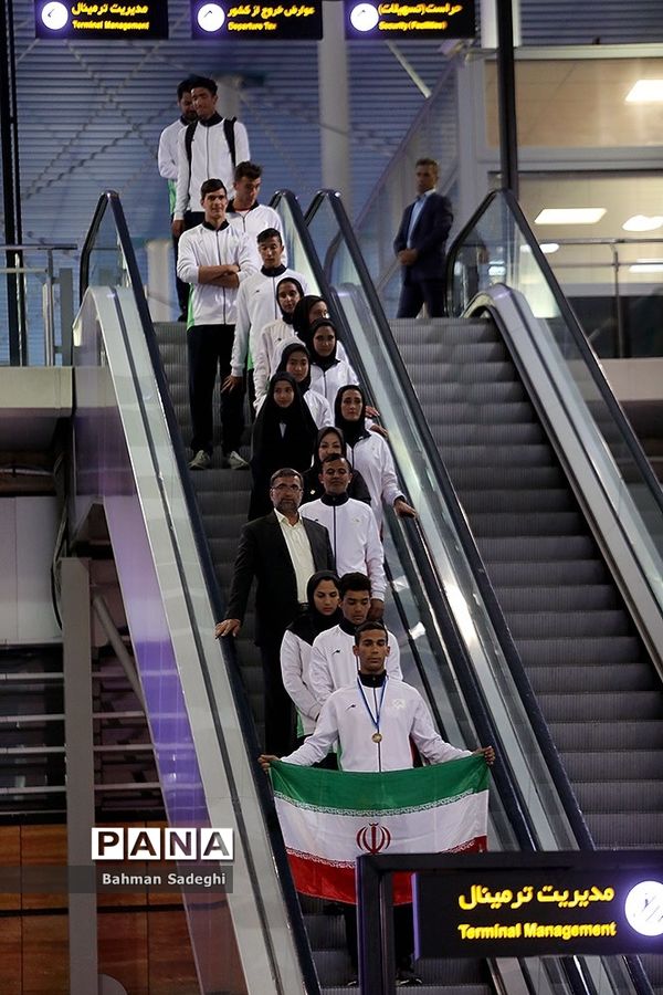 بازگشت تیم ملی دو و‌ میدانی دانش‌آموزان از مسابقات جهانی کرواسی