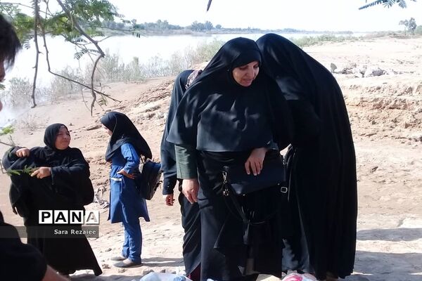 ارسال و توزیع کمک‌های کارشناس مسئول اموربانوان آموزش و پرورش خوزستان