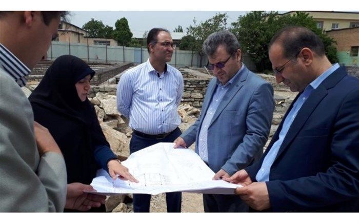 بازدید مدیرکل آموزش و پرورش استان از پروژه مجتمع آموزشی کودکان و دانش آموزان طیف اوتیسم همدان