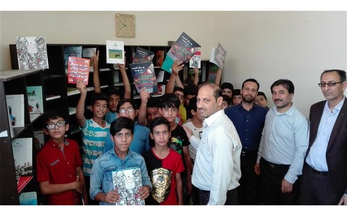 راه‌اندازی کتابخانه دبستان توحید شهر ابوحمیظه