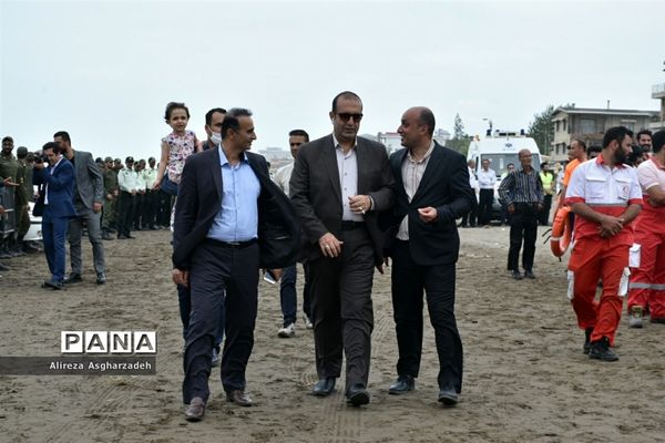 رژه ناجیان غریق و عوامل امداد و نجات در بابلسر