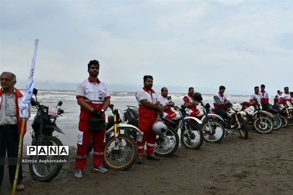 رژه ناجیان غریق و عوامل امداد و نجات در بابلسر