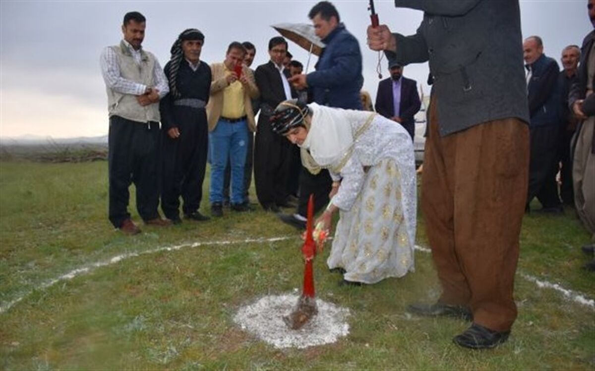 نوزدهمین کلنگ مدرسه خیر‌ساز شهرستان دیواندره در روستای مران سفلی زمین زده شد