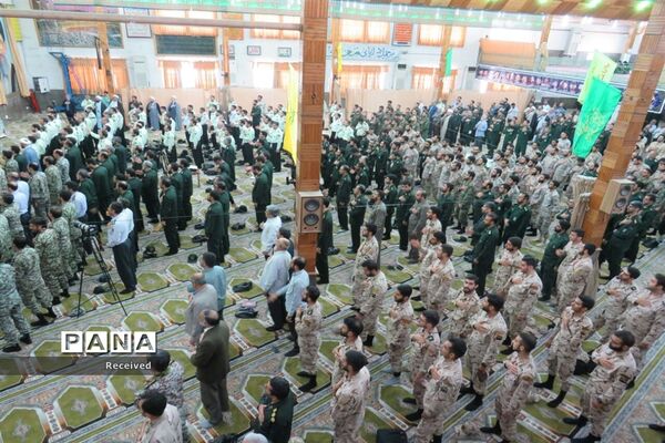 صبحگاه مشترک قرآنی نیروهای مسلح مازندران