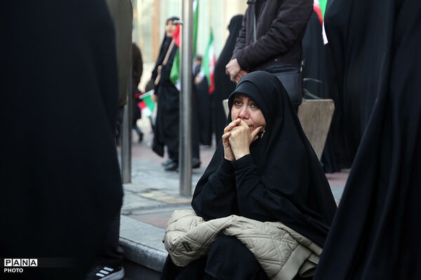 مراسم تشییع پیکر سردار شهید علیرضا تنگسیری