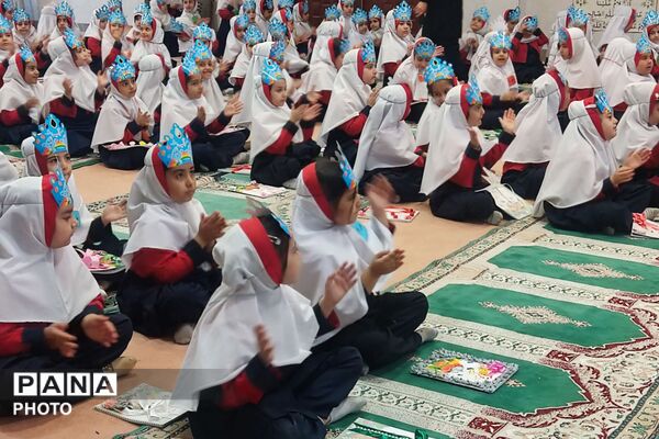 جشن آب در مدرسه رضوان رباط‌کریم
