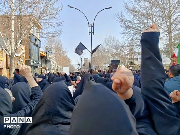 مراسم عزاداری سید علی خامنه‌ای (قدس سره )رهبر جمهوری اسلامی ایران در شهرستان کاشمر 