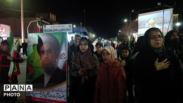 جلوه هایی از حضور باشکوه مردم آشخانه در راهپیمایی