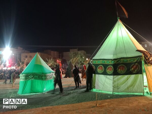خیمه های سوخته در شام غریبان