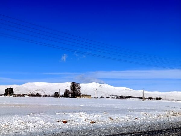 برف زمستانی مهمان شهرستان کیار شد