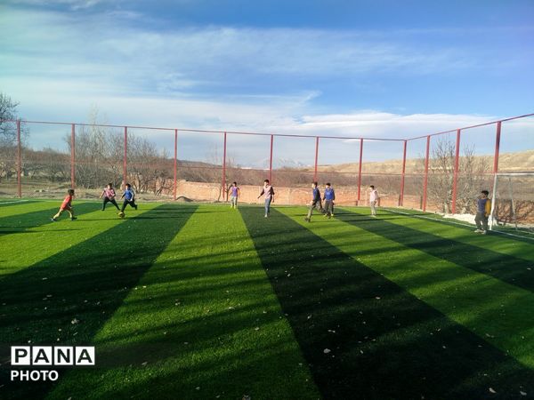 افتتاح زمین چمن مصنوعی اردوگاه المهدی (عج) مراغه