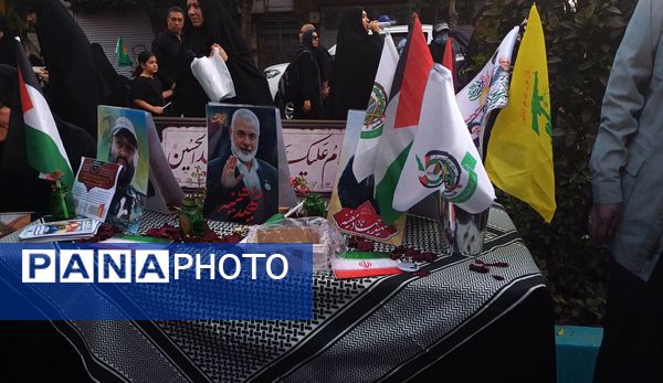 برپایی موکب عشاق الحسین سازمان دانش‌آموزی شهر تهران