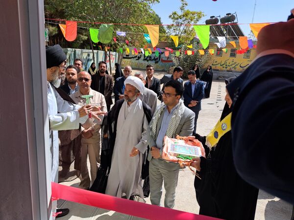 آیین بازگشایی مدارس و افتتاح نماز خانه، در آموزشگاه تکتم باخرز