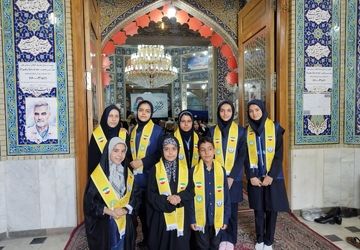 پیشتازان سازمان دانش‌آموزی اصفهان در سوگ شهید جمهور