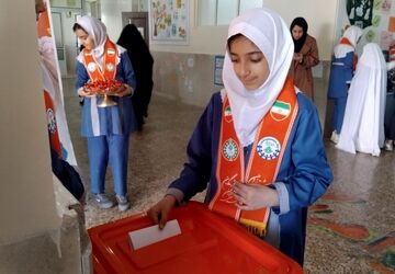 انتخابات شورای دانش آموزی در اهر