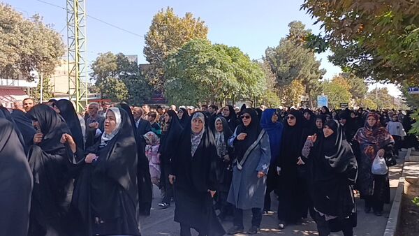 راهپیمایی بشارت نصر در نیشابور 