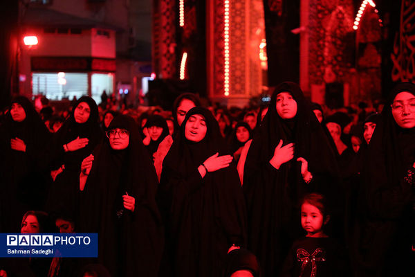 مراسم عزاداری شب تاسوعای حسینی (ع) در آستان امامزاده صالح(ع)