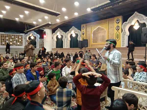 مراسم ولادت امام حسن مجتبی(ع) در میدان شهدای مشهد مقدس