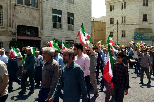 حضور باشکوه مردم شهرستان فردیس در راهپیمایی جمعه نصر و خشم