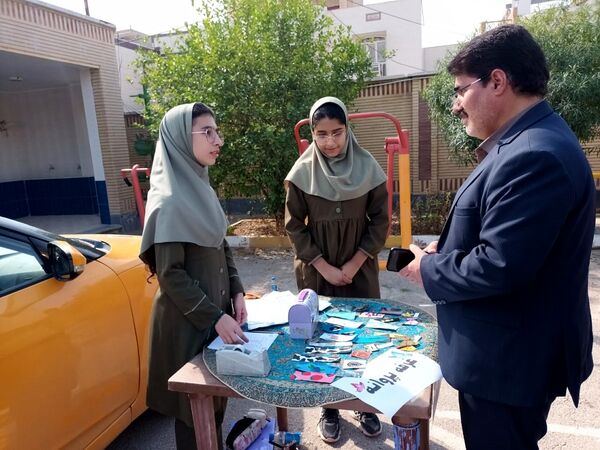 برپایی بازارچه کارآفرینی در مدارس بهبهان