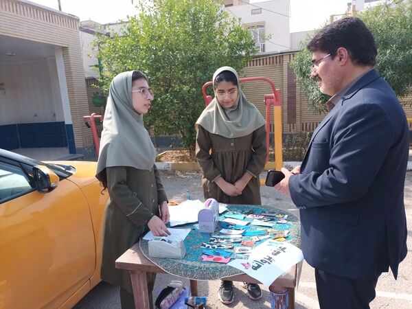 برپایی بازارچه کارآفرینی در مدارس بهبهان