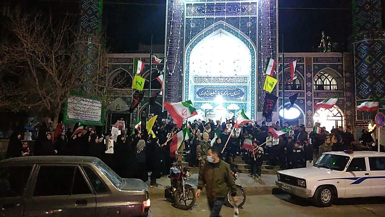 اتحاد و یکپارچگی مردم شهرستان نیشابور در اجتماعات شبانه