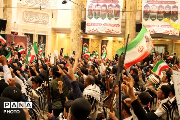 مراسم گرامیداشت شهدای استان چهارمحال و بختیاری در جنگ رمضان