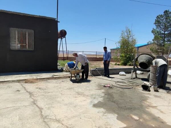 فدافن در مسیر آبادانی