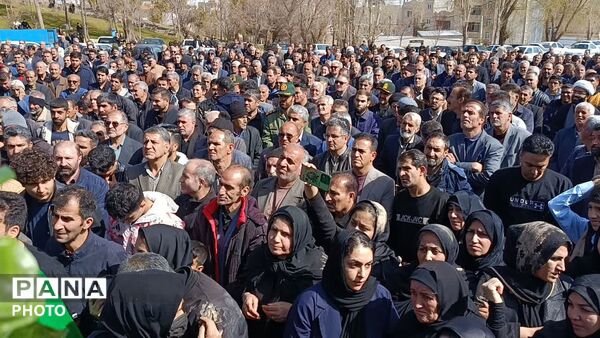 تشییع باشکوه پیکر پاک و مطهر شهید احسان اکبرزاده در نورآباد