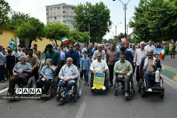 راهپیمایی روز قدس در بابل