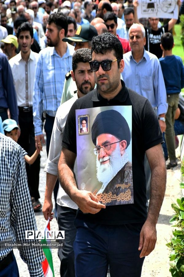 راهپیمایی روز قدس در بابل