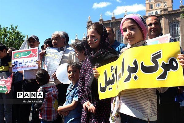 راهپیمایی روز قدس در تبریز