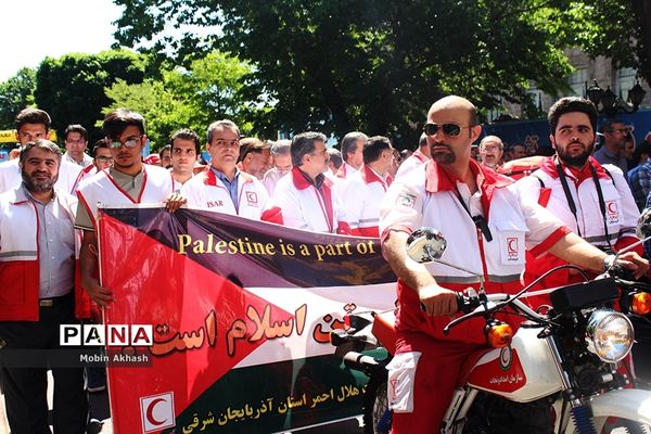 راهپیمایی روز قدس در تبریز