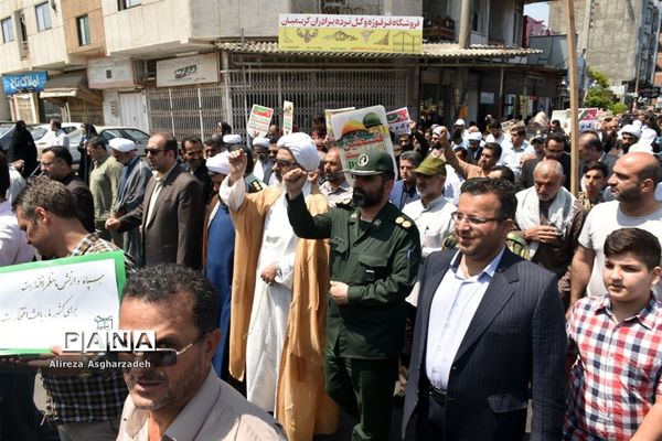 راهپیمایی روز قدس در بابلسر