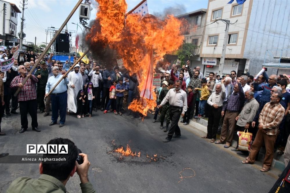 راهپیمایی روز قدس در بابلسر
