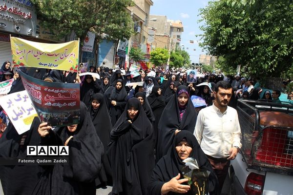 حضور پرشور مردم اسلامشهردر راهپیمایی روز جهانی قدس