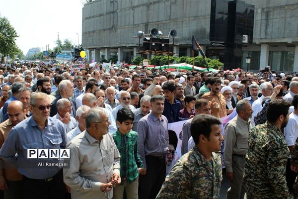 راهپیمایی روز قدس در قائم‌شهر