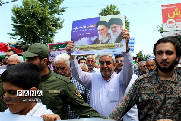 راهپیمایی روز قدس در قائم‌شهر