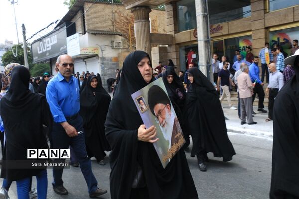 راهپیمایی روز قدس در ساری