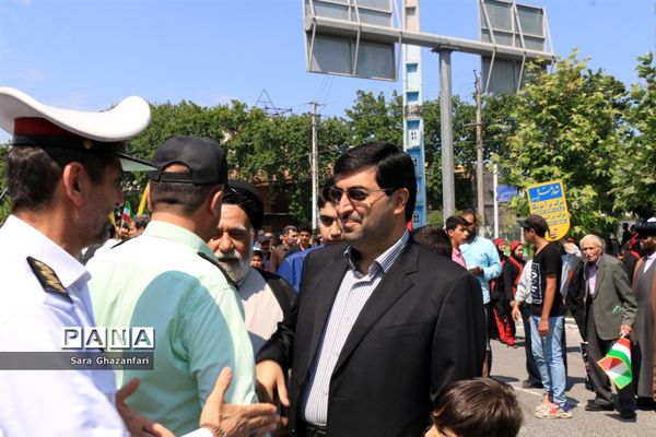 راهپیمایی روز قدس در ساری