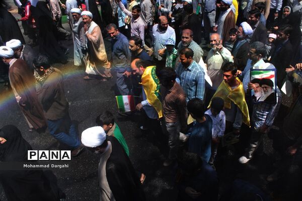 راهپیمائی روز جهانی قدس د ر  قم