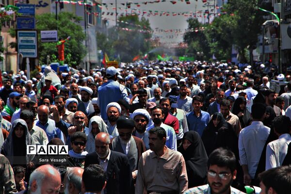 راهپیمائی روز جهانی قدس د ر  قم