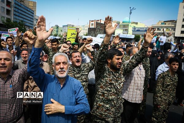 راهپیمایی روز جهانی قدس در تهران-1