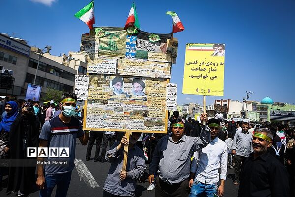 راهپیمایی روز جهانی قدس در تهران-1