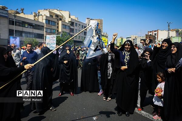 راهپیمایی روز جهانی قدس در تهران-1