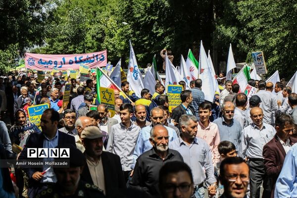 راهپیمایی روز جهانی قدس در ارومیه -2