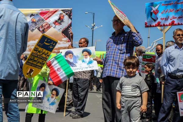 حضور کودکان در راهپیمایی روز قدس